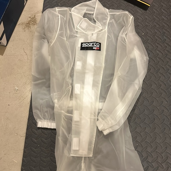 Kids Sparco T1 Evo Rain Karting Suit (Never Used- Brand New) size 140 youth - Picture 2 of 7